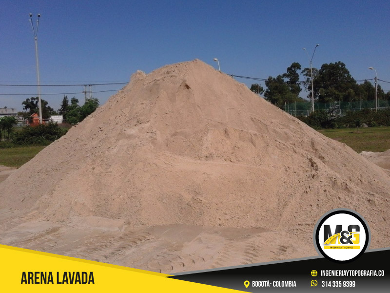 calidad y limpieza en arena  Lavada en Bogotá  