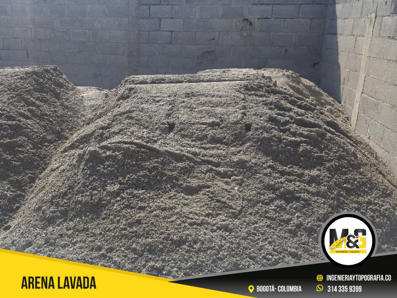 venta de arena  Lavada para la construcción