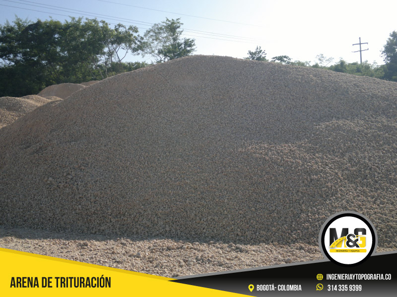 calidad y limpieza en arena de Trituración en Bogotá  