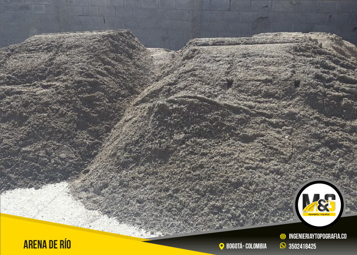 venta de material de venta de río en Bogotá y a nivel nacional
