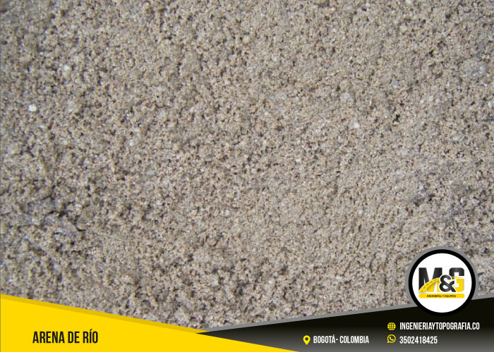 calidad y limpieza en arena de río en Bogotá  
