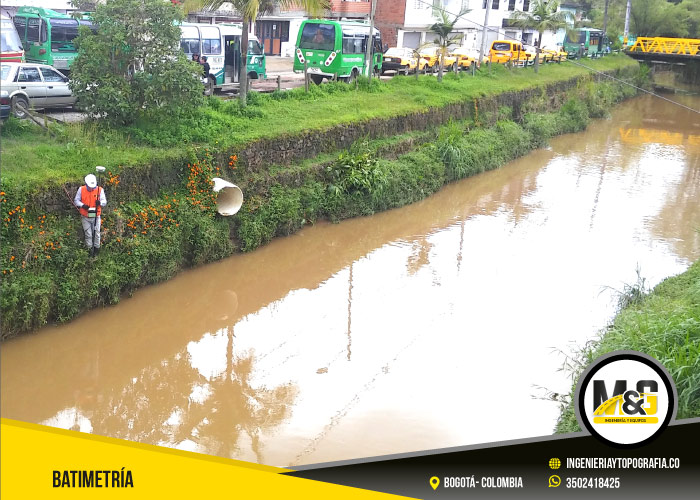 Levantamiento batimetricos para el control de dragado en bogotá