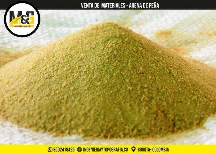 venta de arena de peña en Bogotá 