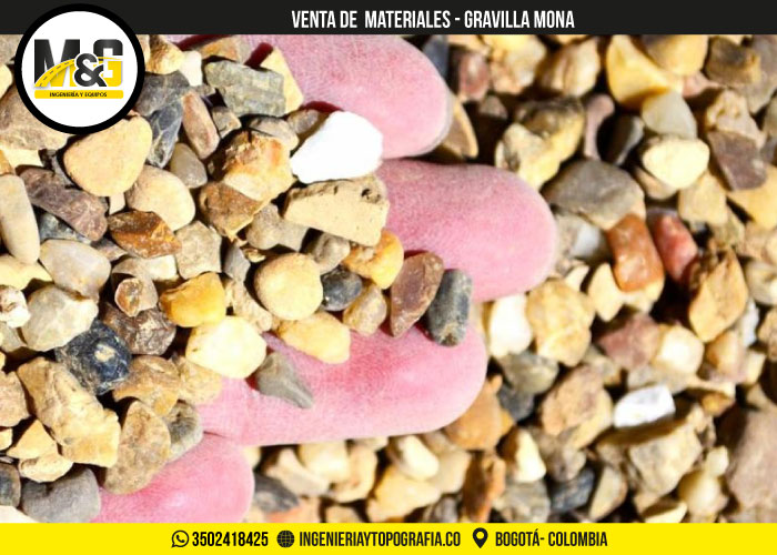 venta de gravilla mona  en Bogotá y a nivel nacional