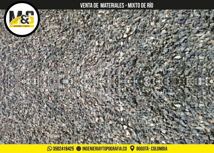 venta de materiales como mixto de rio en Bogotá 