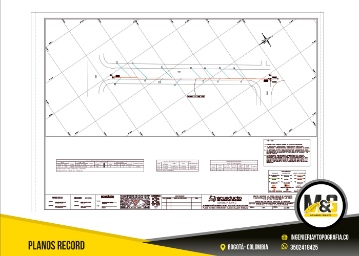 elaboración de planos record en Bogotá