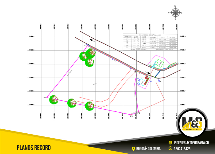 Servicio de planos record en Bogotá